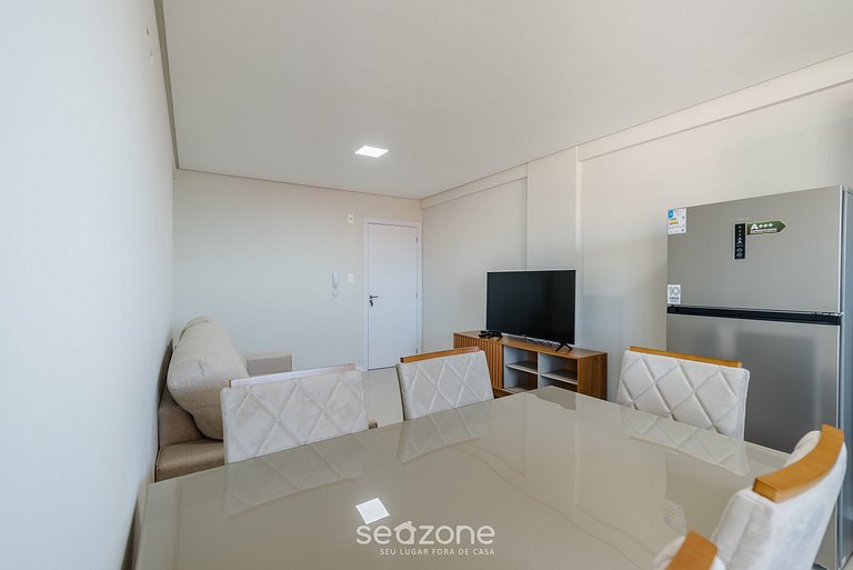 Apartamento c/ Churrasqueira 600m da Praia OBP0305