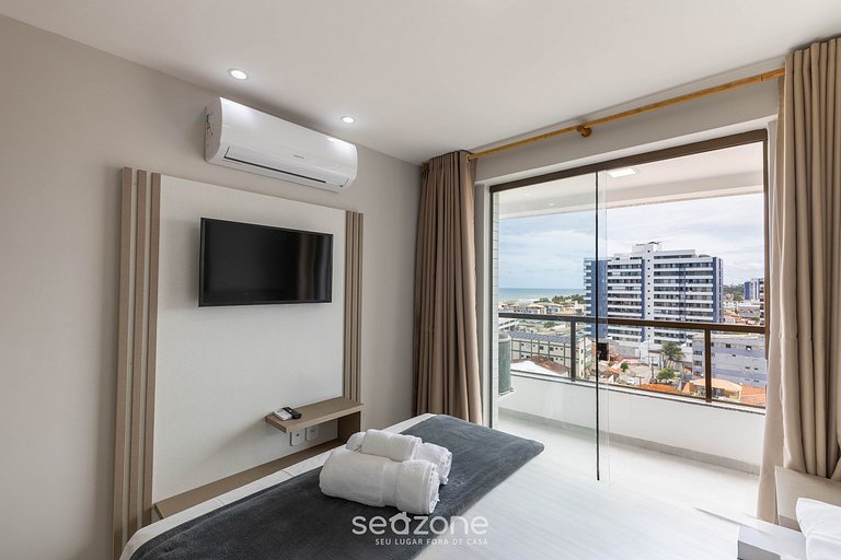 Apto Vista Mar a 300 m da Praia MMD0802