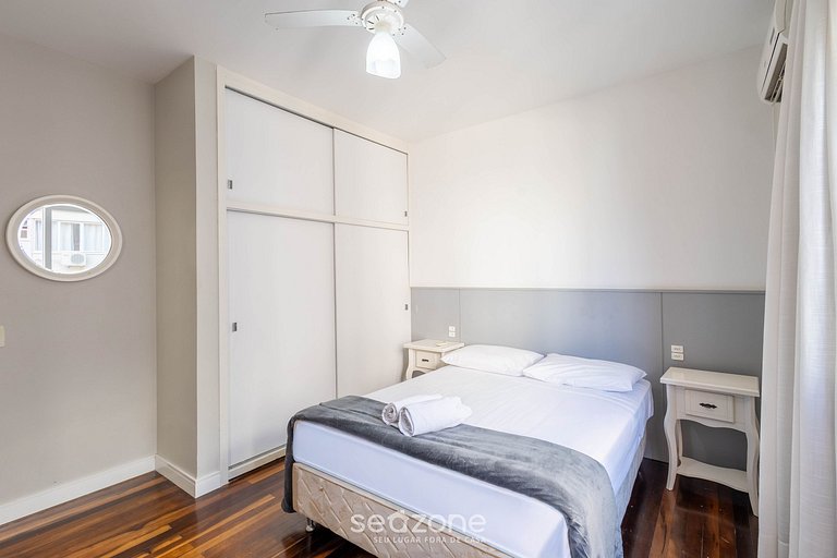 Apto 3Q c/ varanda Vista Mar em BC MRD0501