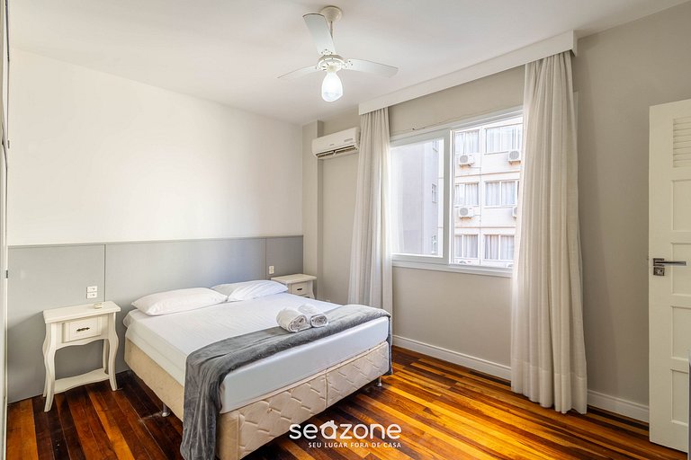 Apto 3Q c/ varanda Vista Mar em BC MRD0501