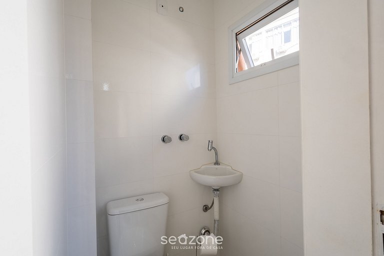 Apto 3Q c/ varanda Vista Mar em BC MRD0051