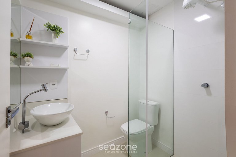 Depto 3D c/ balcón vista mar en BC MRD0501