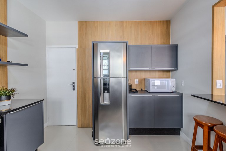 Depto 3D c/ balcón vista mar en BC MRD0501