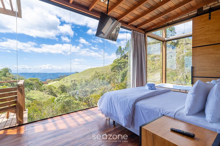 Cabaña c/jacuzzi cerca de Florianópolis VST026