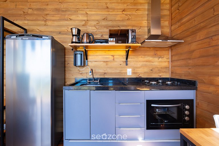 Cabaña c/jacuzzi cerca de Florianópolis VST026