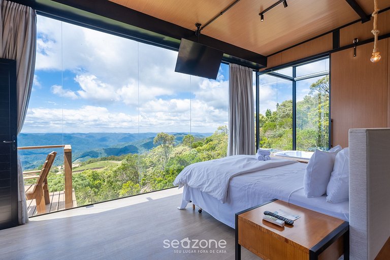 Cabaña con chimenea e hidromasaje! VST044