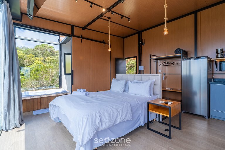 Cabaña con chimenea e hidromasaje! VST044