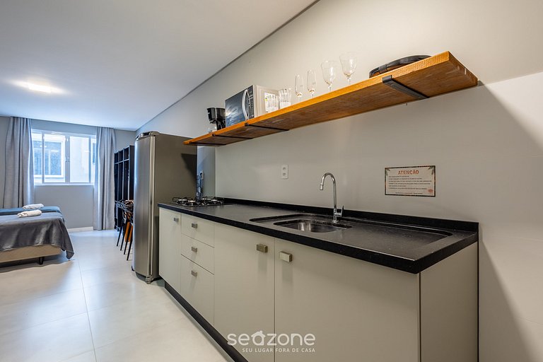 Studio completo a 650m do Mar em BC - DPR0010