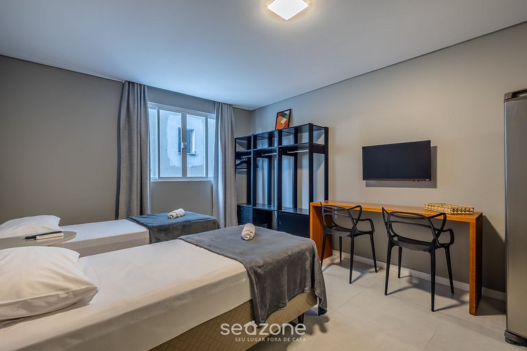 Studio completo a 650m do Mar em BC - DPR0010