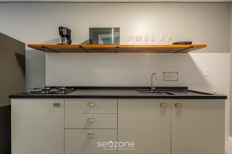 Studio completo a 650m do Mar em BC - DPR0010