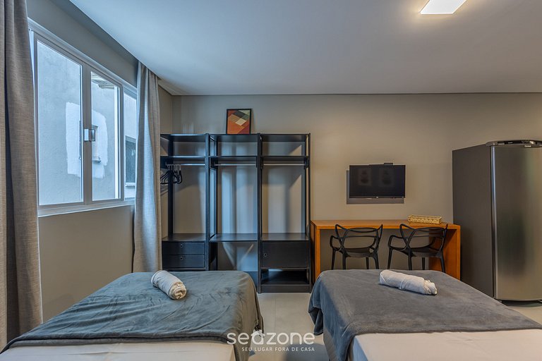 Studio completo a 650m do Mar em BC - DPR0010