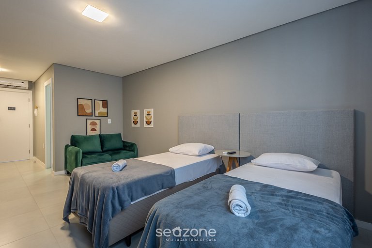 Studio completo a 650m do Mar em BC - DPR0010