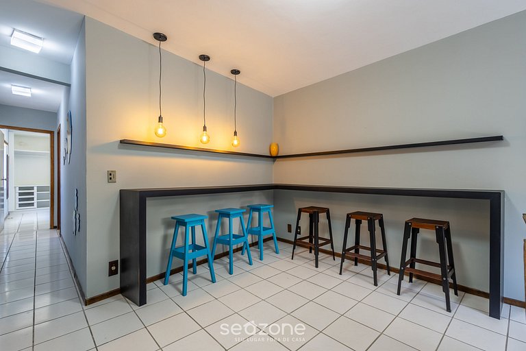 Apto en Cond. c/ Piscina 140 m de la Playa RAR0213