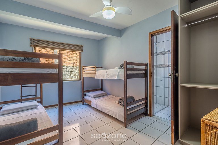 Apto en Cond. c/ Piscina 140 m de la Playa RAR0213