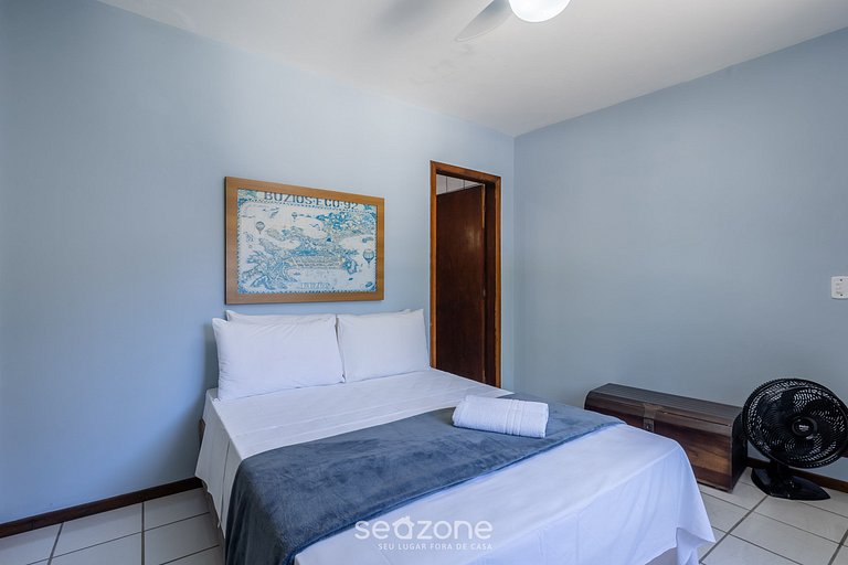 Apto en Cond. c/ Piscina 140 m de la Playa RAR0213