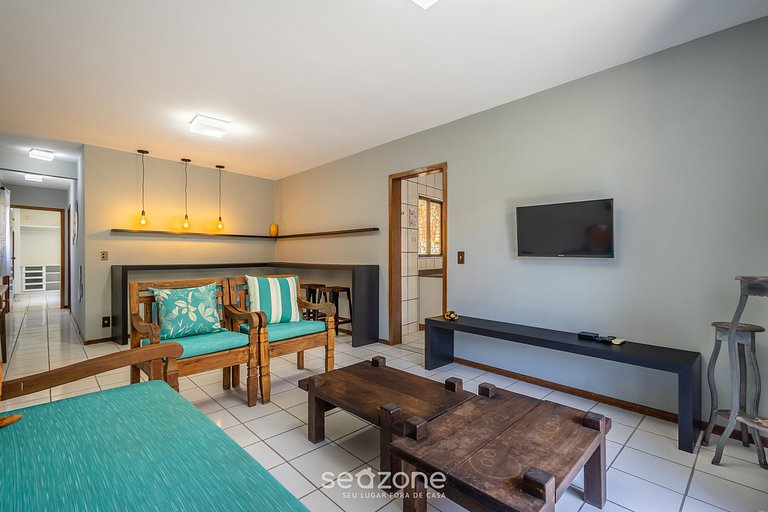 Apto em Cond. c/ Piscina a 140 m da Praia RAR0213