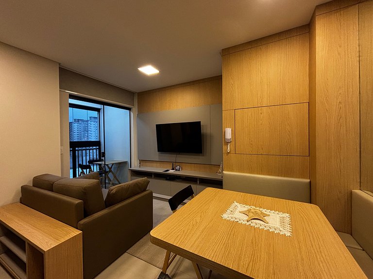 Apto c/ Churrasqueira 500m da Praia LPR1304