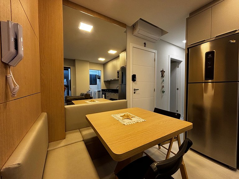 Apto c/ Churrasqueira 500m da Praia LPR1304