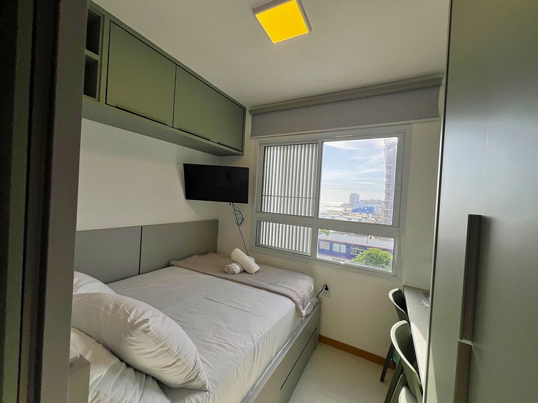 Studio c/ vista mar a passos da Praia SAA0421