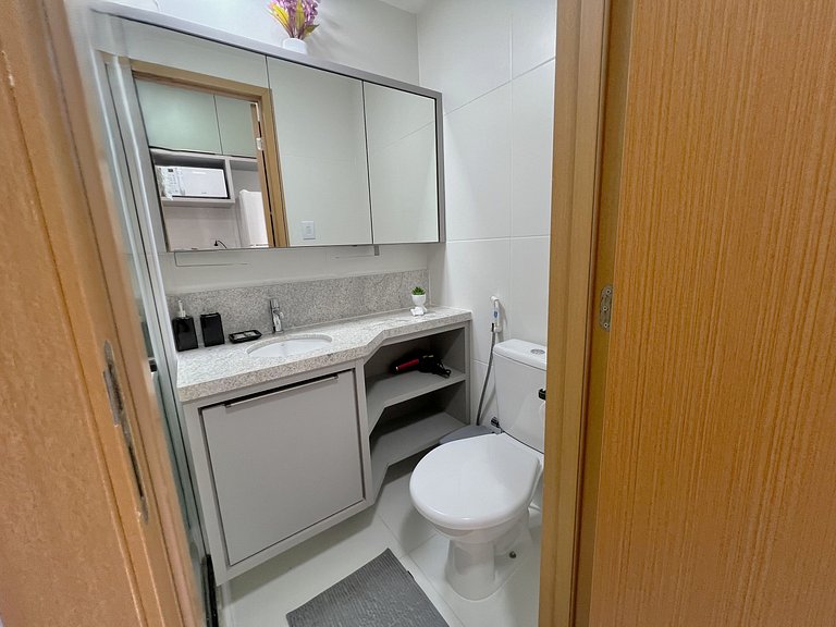 Studio c/ vista mar a passos da Praia SAA0421