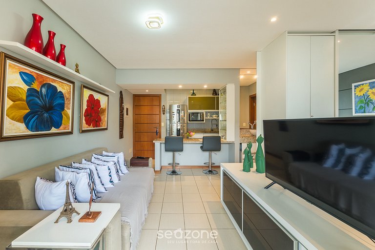 Estúdio c/ Vista Mar Parcial SOC0316