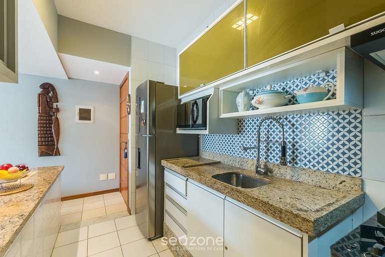 Estúdio c/ Vista Mar Parcial SOC0316