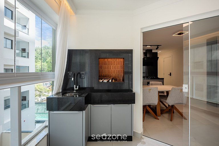 Apto c/ Parrilla a 850 m de la Playa SEM0302