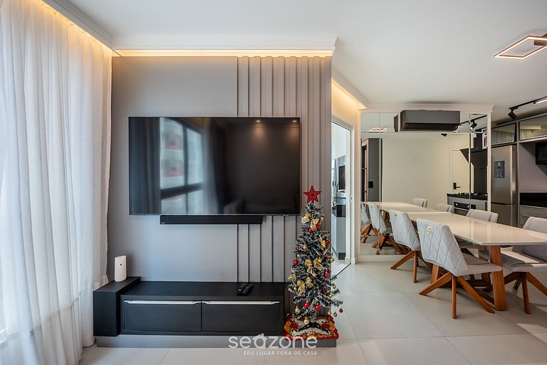 Apto c/ Churrasqueira a 850 m da Praia SEM0302