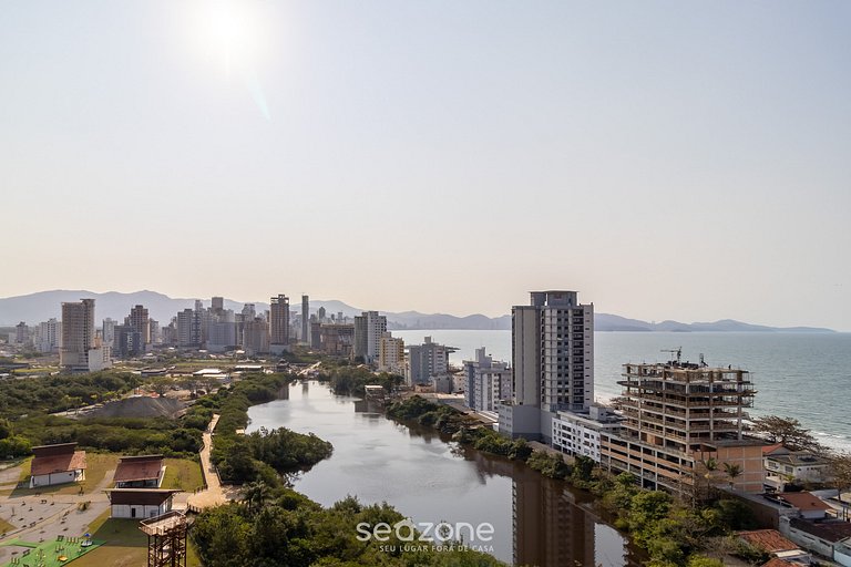 Apto confortável c/ vista mar - Pôrto Belo CLE1203