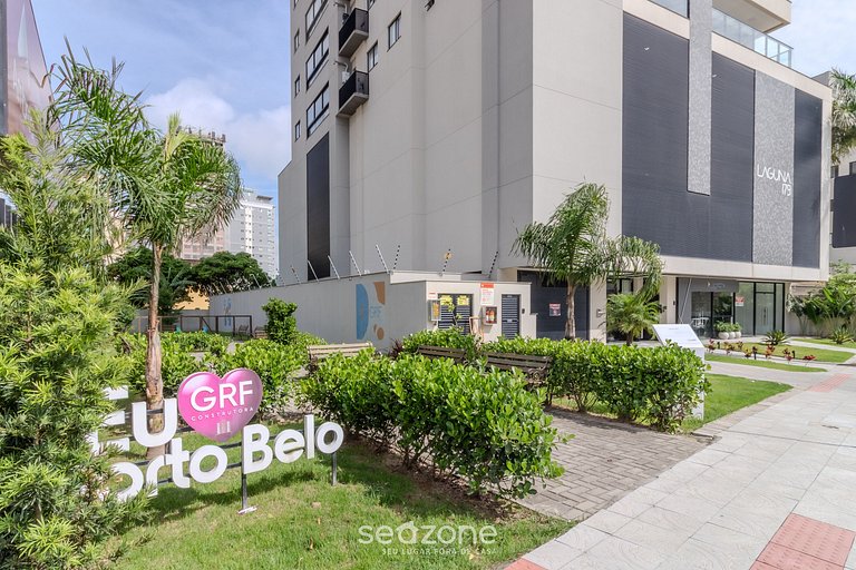 Apto confortável c/ vista mar - Pôrto Belo CLE1203