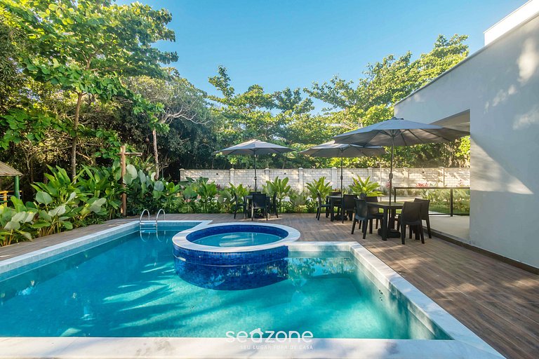 Apto en Cond. c/ Piscina 350 m de la Playa PRY0105