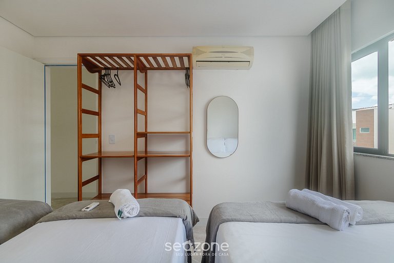 Apto en Cond. c/ Piscina 350 m de la Playa PRY0105