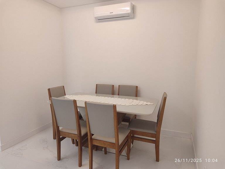 Apto c/ Churrasqueira a 500 m da Praia STW1206