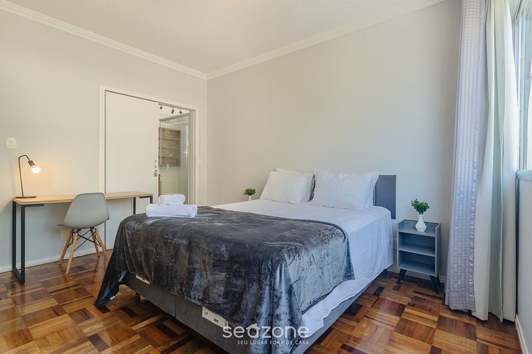 Apto 3Q completo en Centro de Floripa DMA0901