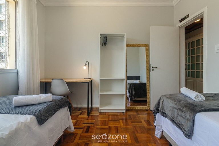 Apto 3Q completo en Centro de Floripa DMA0901