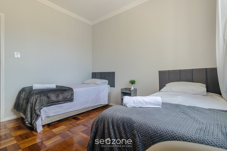 Apto completo c/ 3Q no Centro de Floripa DMA0901