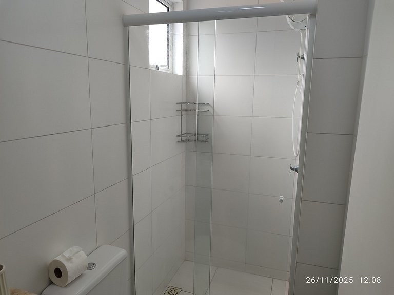 Apto c/ Churrasqueira a 750m da Praia EVP0504