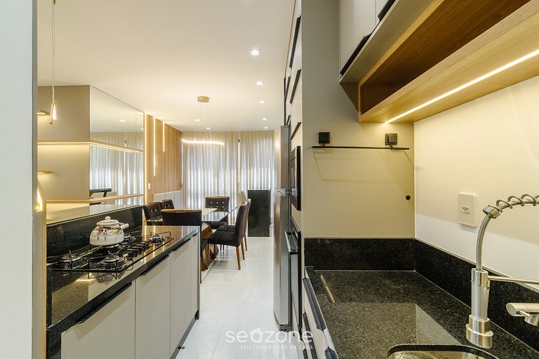 Apto c/ parrilla privada a 90 m del Mar RIH0802