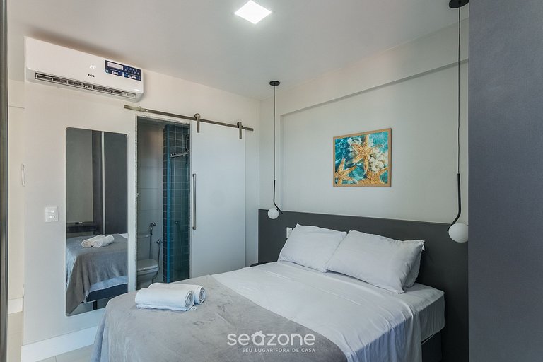 Studio a passos do mar em cond. c/ piscina PSP0603