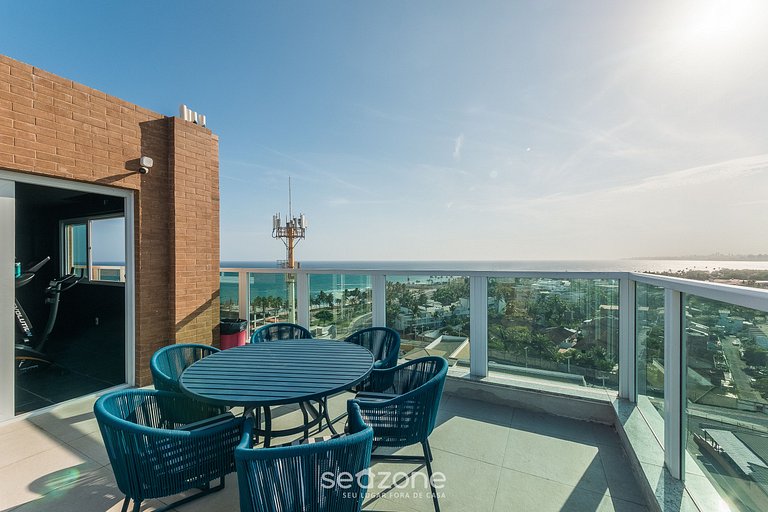 Studio em Cond. c/ Piscina a 260m da Praia PSP0204