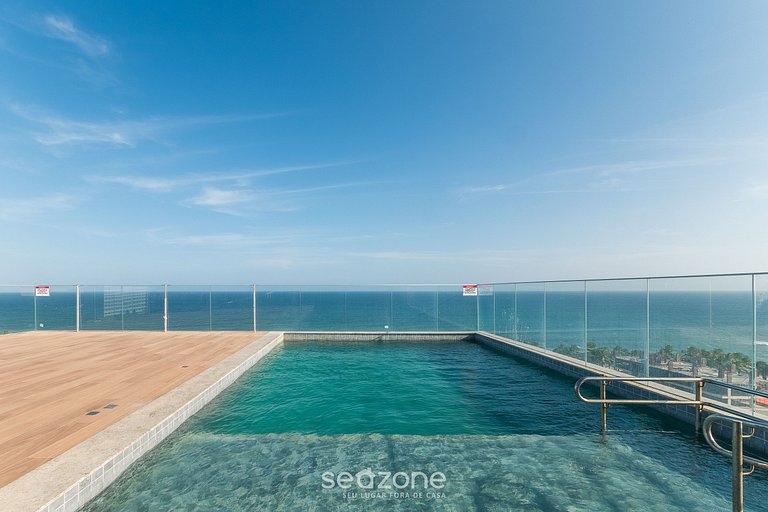 Studio c/ Vista Mar em Cond. Piscina PSP0605