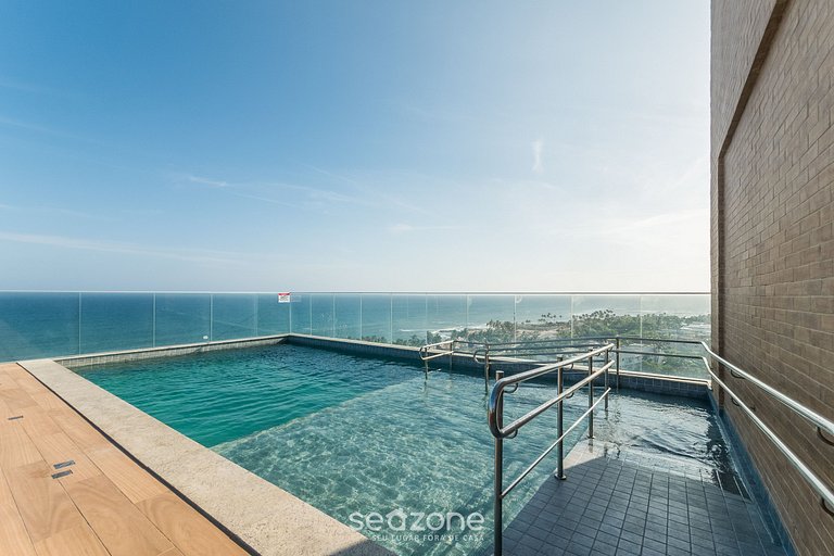 Sua estadia com conforto em prédio c/ piscina e a Praia a Po