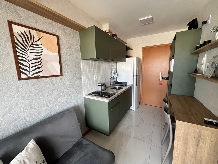 Apto c/ balcón a 750 m del mar SMT0518