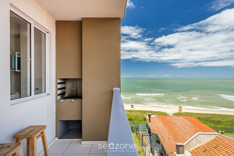 Apto c/ vista mar e varanda gourmet VAC0503