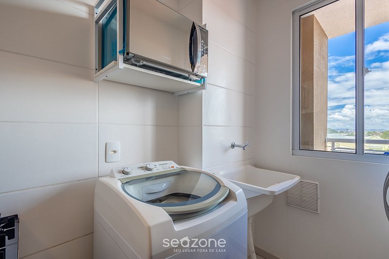 Apto c/ vista mar e varanda gourmet VAC0503