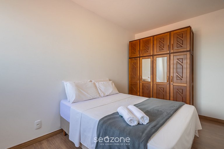 Apto c/ vista mar e varanda gourmet VAC0503