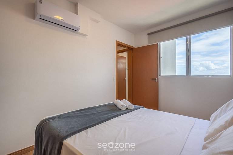 Apto c/ vista al mar y balcón gourmet VAC0503