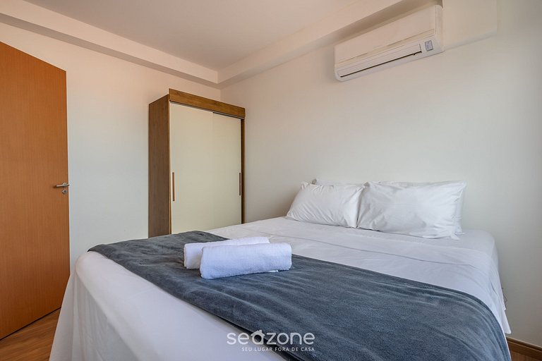 Apto c/ vista al mar y balcón gourmet VAC0503