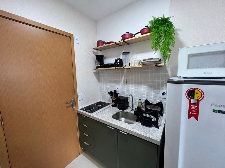 Studio c/ vista mar a 160m da orla - SAA0922