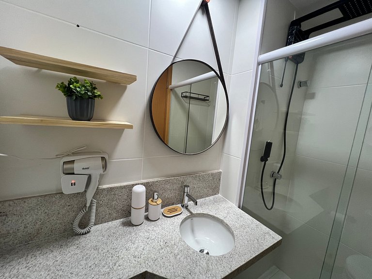 Studio c/ vista mar a 160m da orla - SAA0922